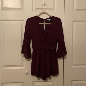 She&Sky Purple Romper